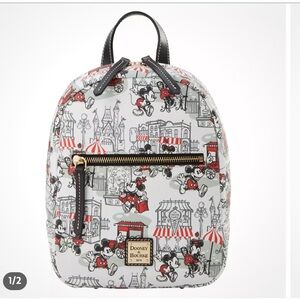 Mickey and Minnie Mouse Main Street Mini Backpack by Dooney & Bourke - Exclusive